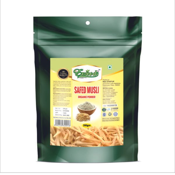 Safed Musli Organic Powder