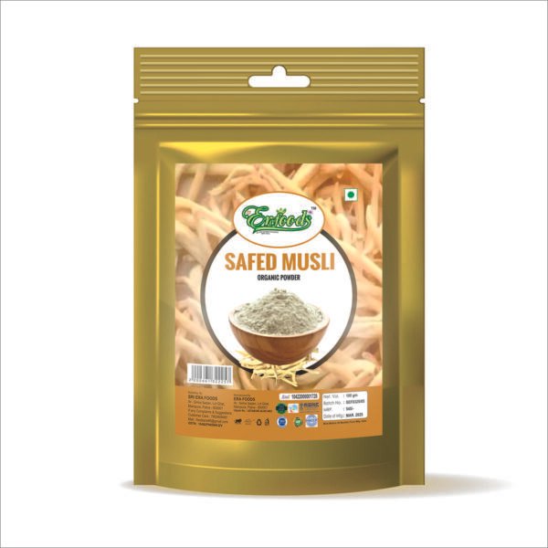 Safed Musli Organic Powder