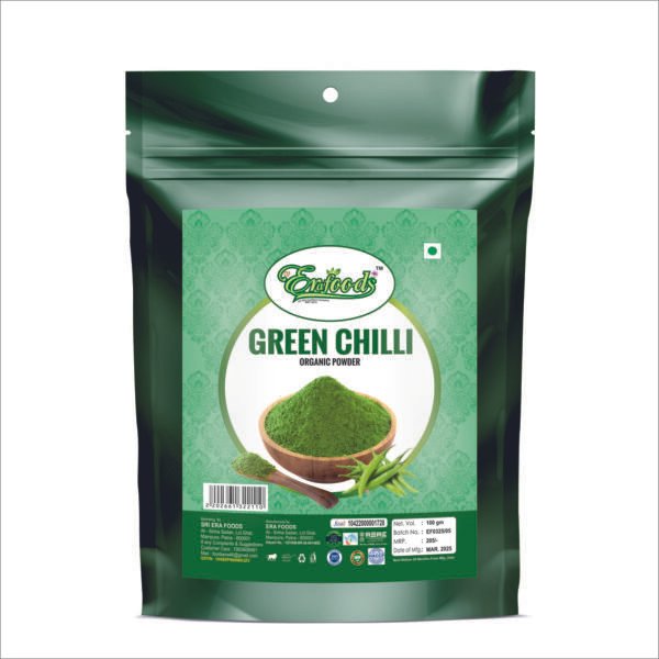 Green Chilli Organic Powder
